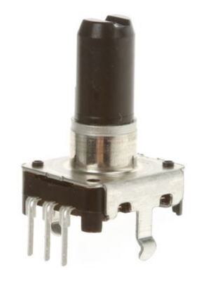 Alps Electric 24 Impuls Inkremental Mechanischer Drehgeber mit einem 6 mm Flach Sh