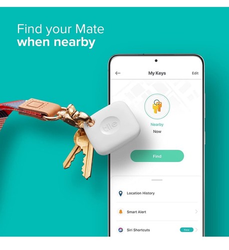 Tile Mate (2) paquete de 1 Rastreador Bluetooth, buscador de llaves - Photo 3 sur 8