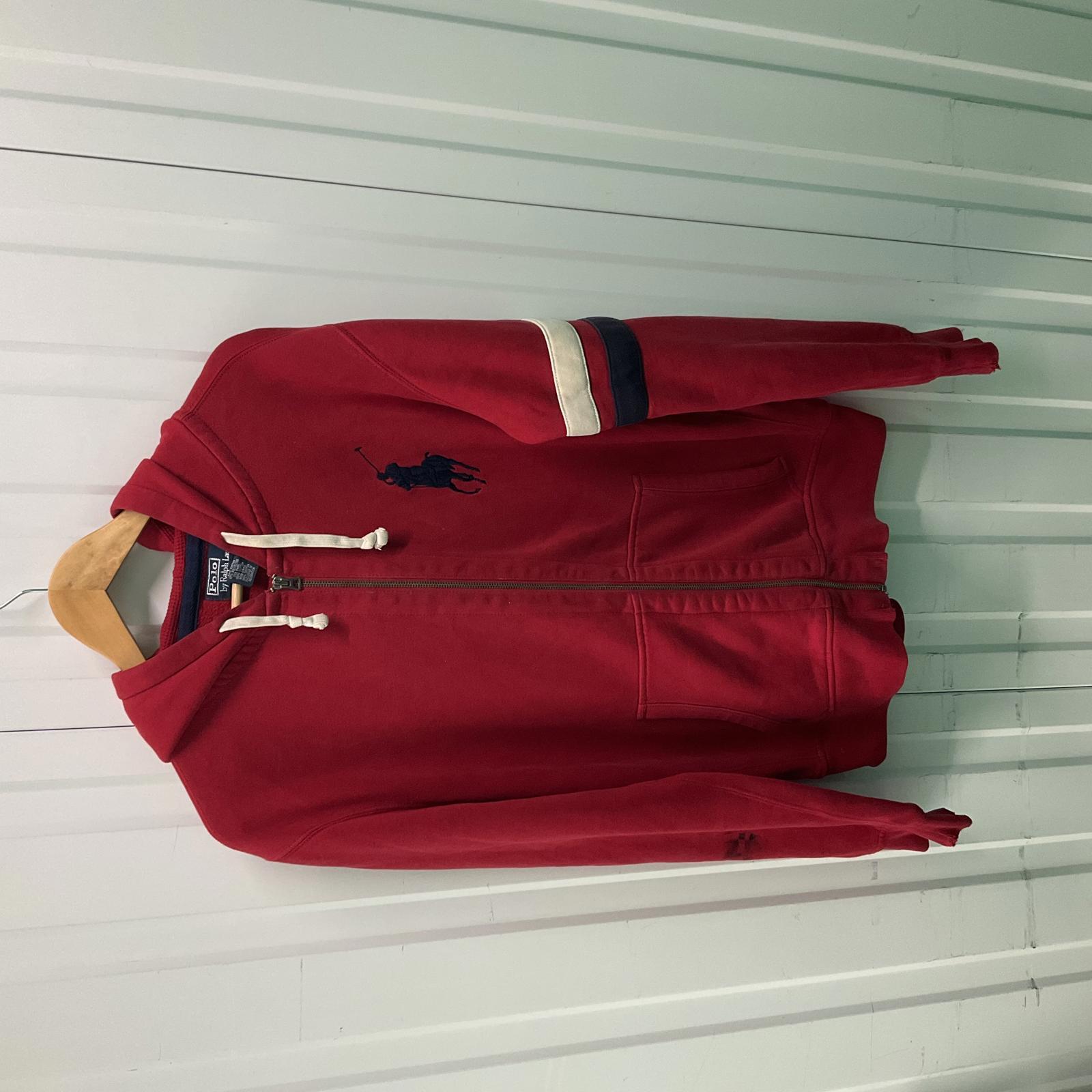 Polo Ralph Lauren Felpa con Cappuccio Big Pony Giacca Uomo Large