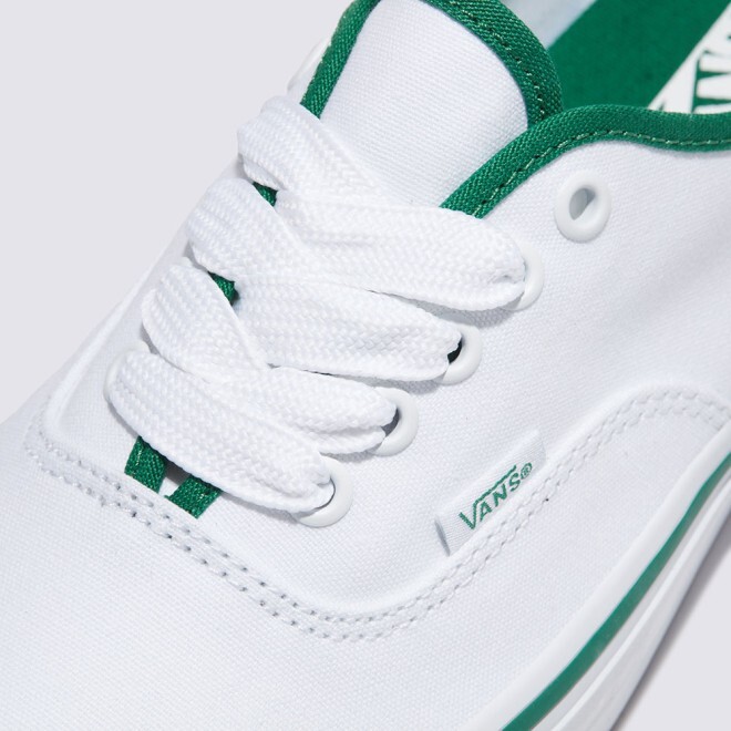 Vans Canvas Pop Authentic Skate Sneakers Shoes White/Green