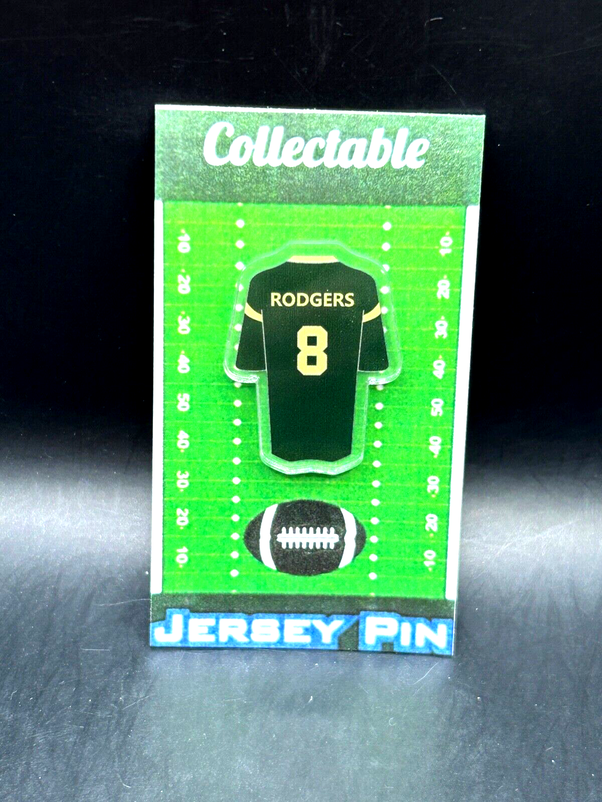 Aaron Rodgers New York Jets Jersey Lapel Pin Classic Collectible J-E-T-S