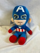 Captain America Stuffed Plush Toy New With Tags USA Seller 11 in