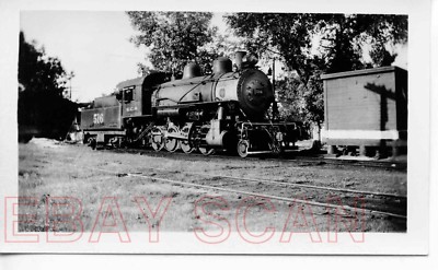 8A934 RP 1939 KANSAS CITY SOUTHERN RAILROAD 2-8-0 ENGINE #516 FT SMITH AR