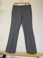 Levi  s Men Slacks Pants Grey 32x29 Dress Trousers Vtg USA Polyester