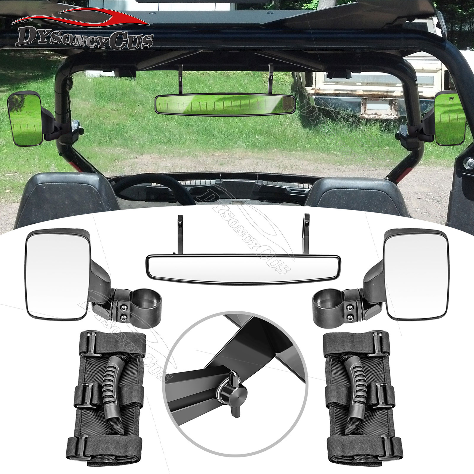 Ft Polars RZR XP1000 900 Ranger Roll Cage Sde Wde Rear Vew Mrrors Grp Kt - La Paz County - Foto 8