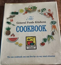Vintage 1959 The General Foods Kitchend COOKBOOK H/C 1st Printing Note