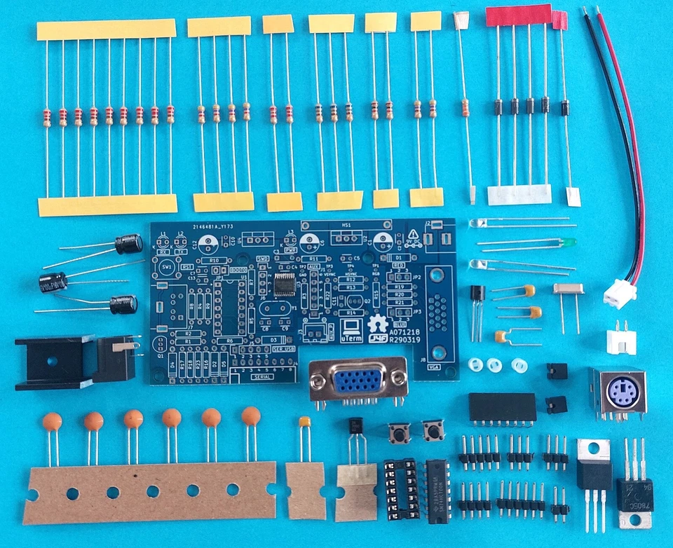 DIY full kit for uTerm VGA for Z80-MBC2, V20-MBC