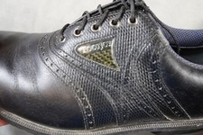 FootJoy Mens Black Dry I.C.E. Leather Lace Up Golf Oxford Shoes Size US 9 M