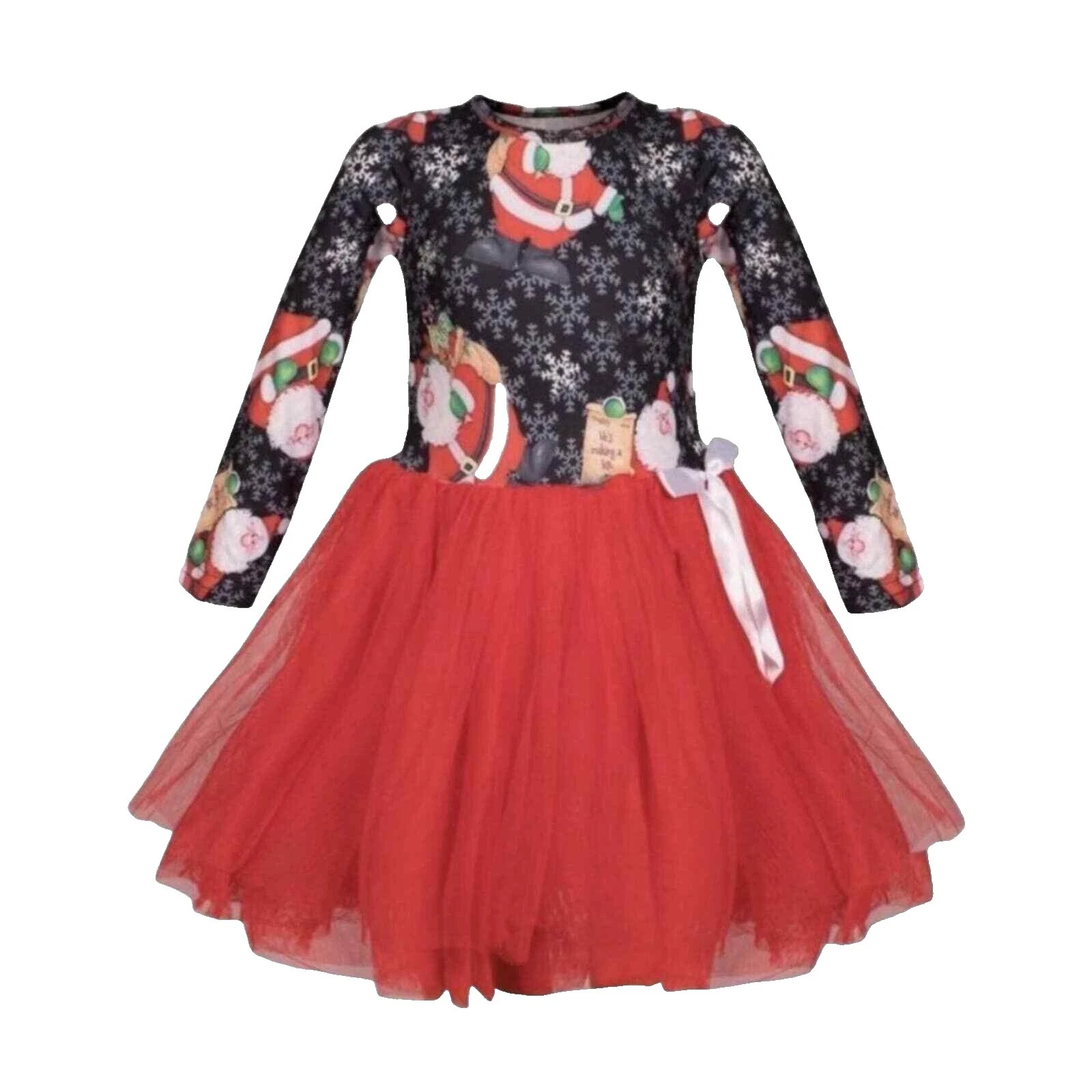 Girls' Polyester Santa Claus