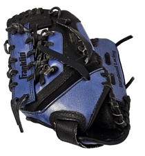 4612 Franklin 9.5" BLUE Vinyl  Faux Leather RTP Series Youth Baseball Glove RHT