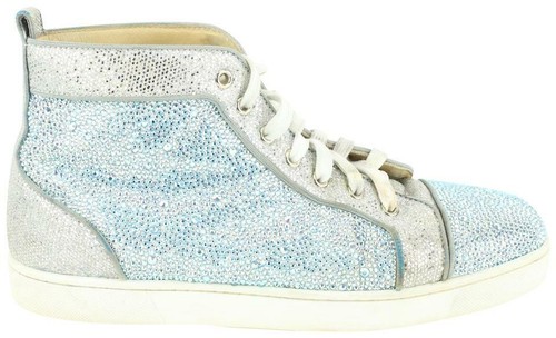 Christian Louboutin Mens 43 Blue Silver 