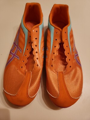 Asics Womens Hyper LD Track Shoes Orange Pink G454Y Size No Spikes 