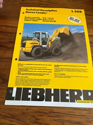 Liebherr 508 Wheel Loader Brochure AMIL22