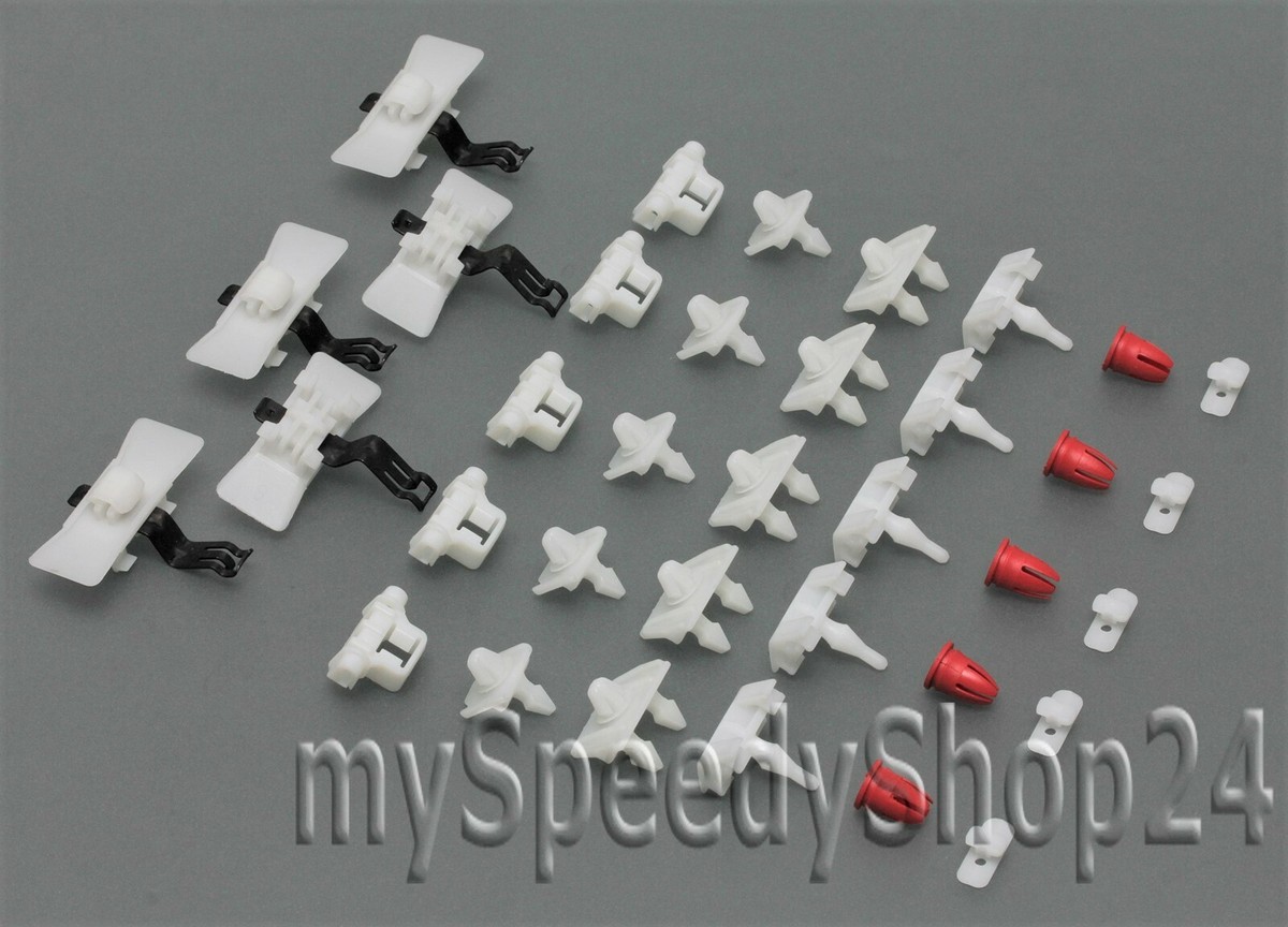 Set Zierleisten Clips Beplankung Für Mercedes Saccoo W124