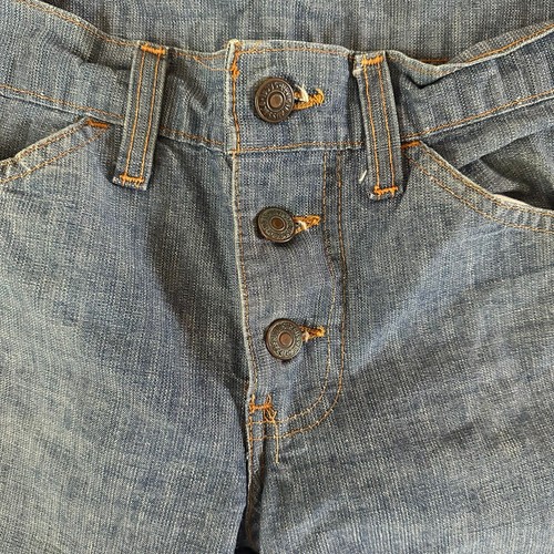 Vintage 1971 Levi’s flare Button Fly Bell Bottom Jeans - Picture 2 of 14
