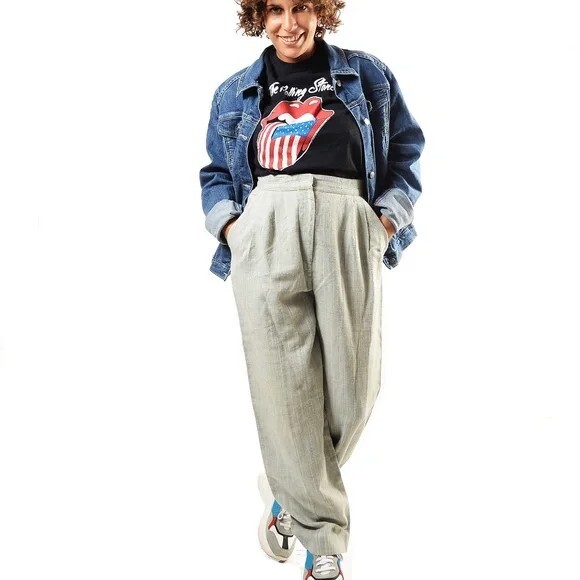 パンツ 90s- christian dior cotton linen slacks Vintage_1990s_Gorgio_Sant_Ange