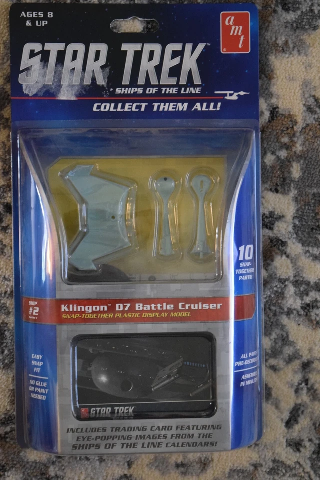 AMT Star Trek Klingon Battle Cruiser Original Series Predecorated Kit - Image 2 of 3