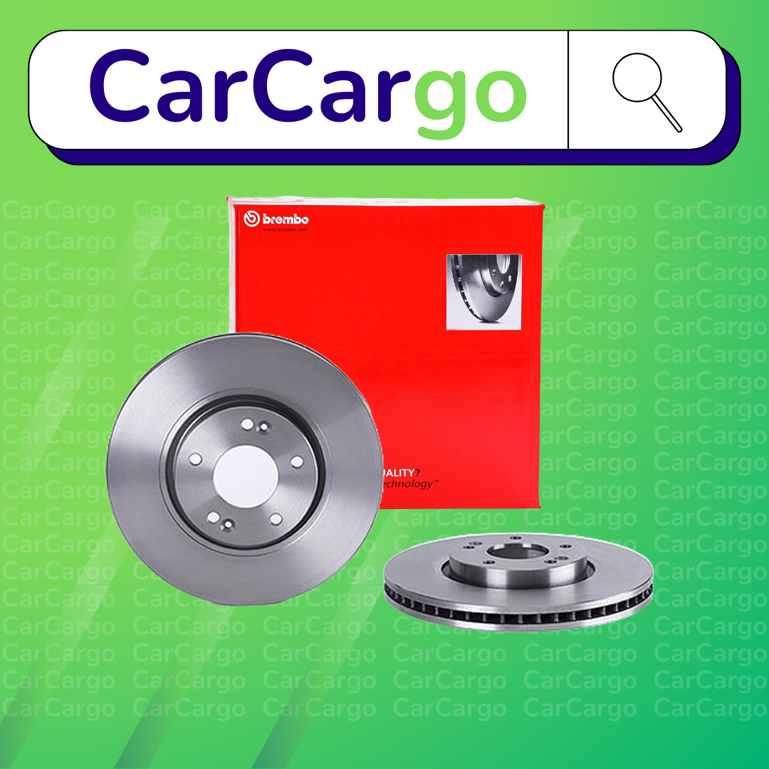 Brembo Vented Front Brake Discs Pair For Kia Sportage 1.7 CRDi 2010-2015 300 mm