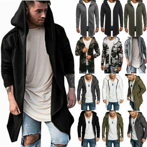 trench coat men with hoodie