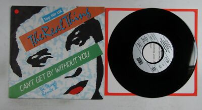 The Real Thing Can't Get By Without You (Remix II) GER 7inch Single 1986 Pr-Ins.