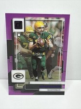 2022 Clearly Donruss Football Purple /175 #18 AARON RODGERS Bookend