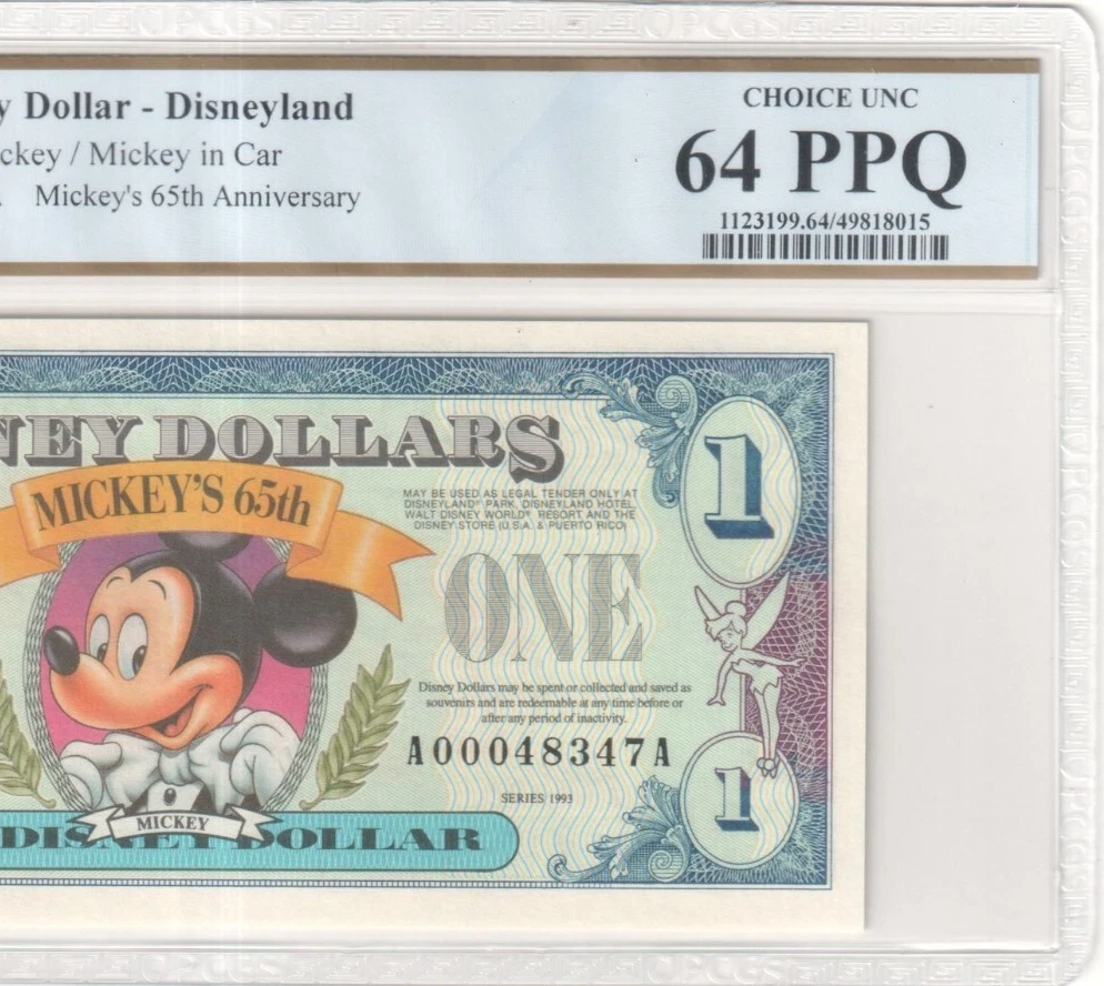 1993 Disney Dollar for sale | eBay