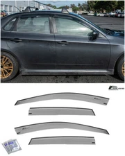 For 08-14 Subaru WRX STi EOS Visors JDM Mugen Style Side Window Vent Rain Guards