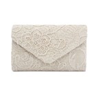 Au Ladies Lace Fashion Evening Clutch Bag Wedding Bridal Chain Handbag Wallet