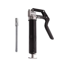 3oz Hand Grease Gun Set 3500 PSI Pistol Grip Grease Gun with 15" Flexible Hose
