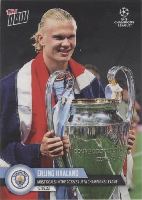 2022-23 Topps Now Uefa Champions League - Erling Haaland #123 for