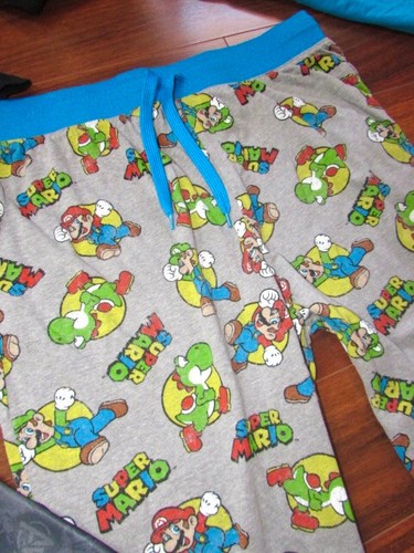 MARVEL Puma MARIO BROTHERS ~ Boy's 18 20 XXL ~ Lot of 8! Shirts & PJ Pants - Picture 7 of 11