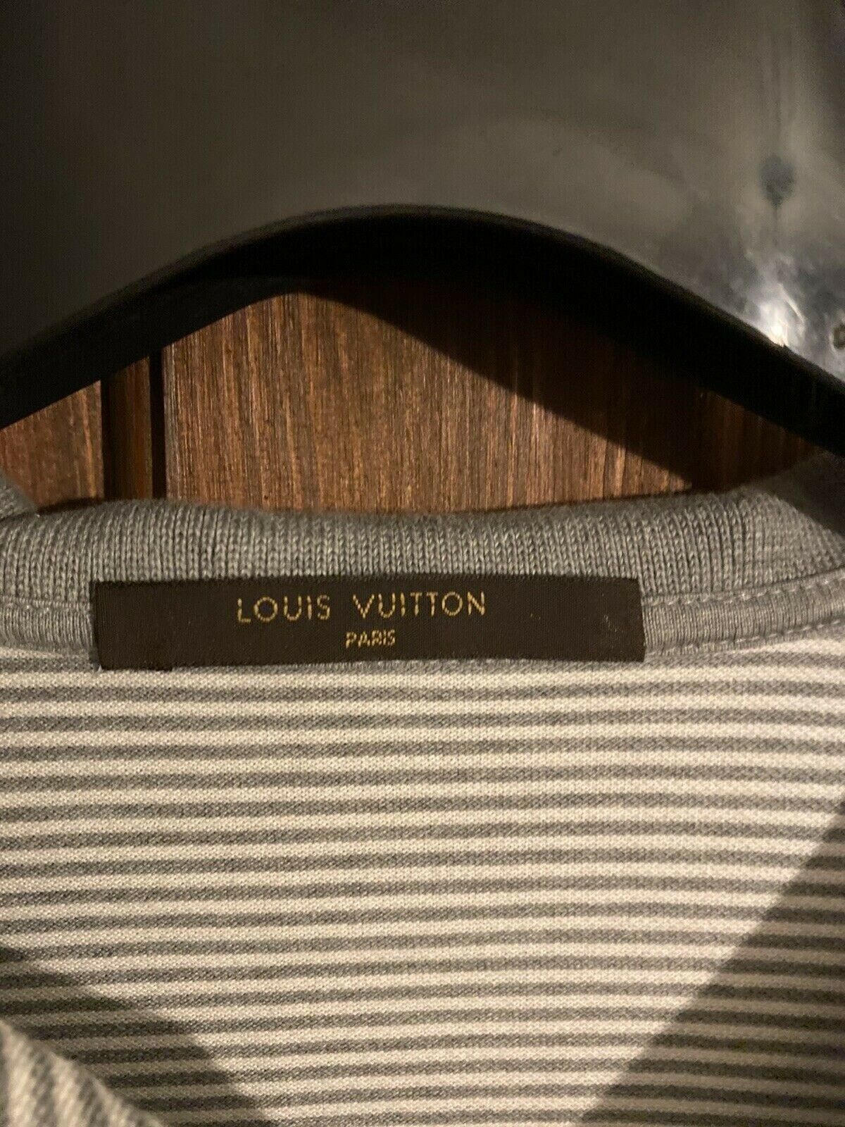 Polo shirt Louis Vuitton Grey size L International in Cotton - 30901928
