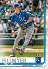 Heath Fillmyer RC 2019 Topps Series 1 Baseball MLB Rookie Card #326 Royals