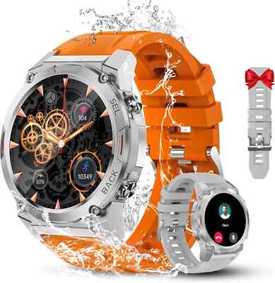 Smartwatch Herren Damen mit Telefonfunktion Armbanduhr für iPhone Samsung Huawei