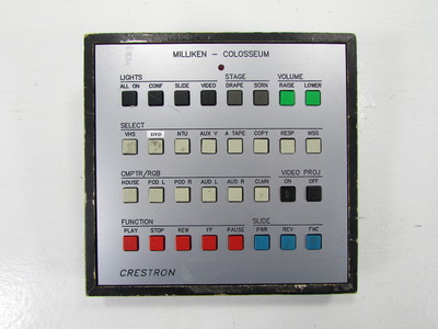 CRESTRON ELECTRONICS MILLIKEN COLOSSEUM PRESENTATION CONTROLLER