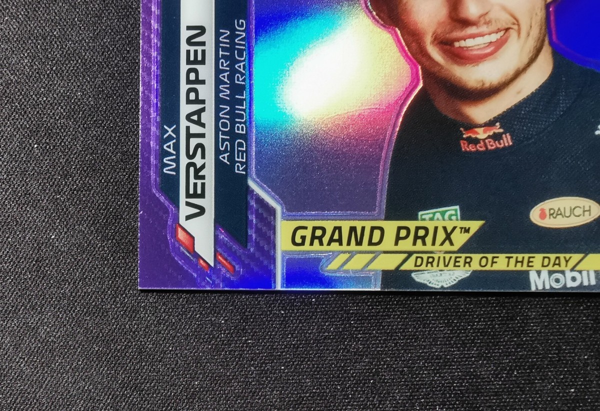 2020 TOPPSクローム PURPLE Max Verstappen 2020 TOPPS CHROME #164 F1 MAX VERSTAPPEN #/10 RC PURPLE