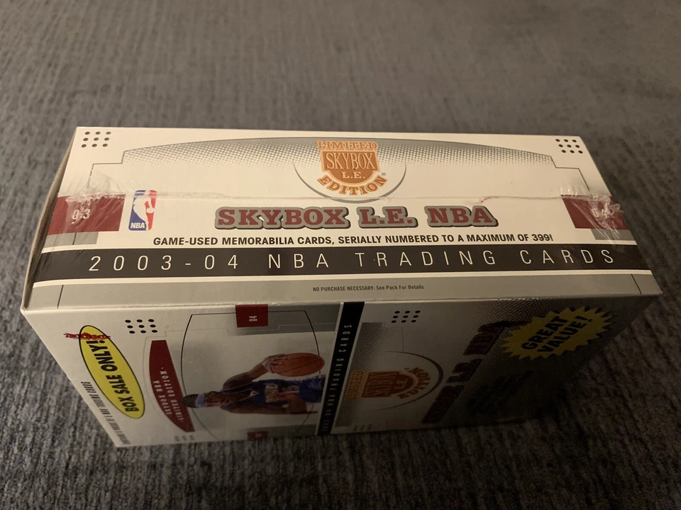 LeBron James Rookie YR 03-04 NBA Fleer Skybox Limited Edition sealed box-6 packs - Image 2 of 4