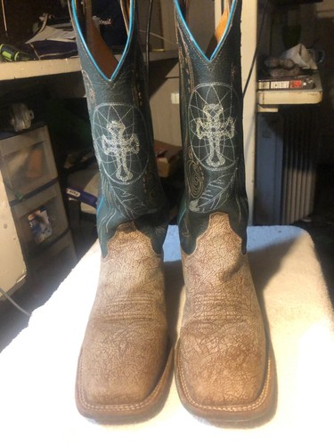 JUSTIN WOMEN'S COWGIRL BOOTS SIZE-8-STYLE #BRL321 - Picture 11 of 21