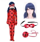 Girls Miraculous Ladybug Costume Superhero Cosplay Book Week Fancy Dress