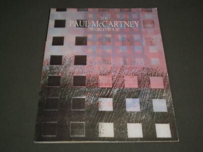 1989 THE PAUL MCCARTNEY WORLD TOUR PROGRAM - NICE PHOTOS - J 2219