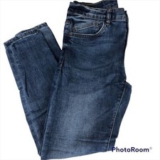 Zara Kids Jeans Size 13/14 Skinny Jeans Adjustable Waist 5 Pocket Denim Stretch