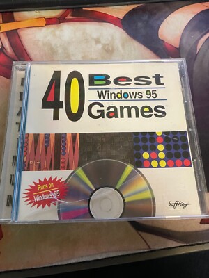 40 Best Windows 95 Games for PC CD-ROM, complete in original case