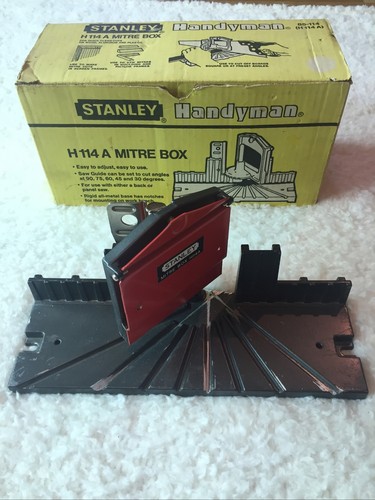 Vintage Stanley Handyman Mitre Box H114 