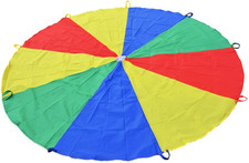 Parachute for Kids 6 Feet 20 Feet with 9 Handles 24 Handles Tent Game Toy for Ki