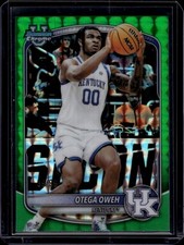 2025-26 Bowman #BCP-98 Otega Oweh Chrome Prospects Green Geometric Refractor /99