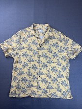 Reyn Spooner Mens Hawaiian Shirt Hula Girl 100 Rayon 2XL Camp Loop Collar