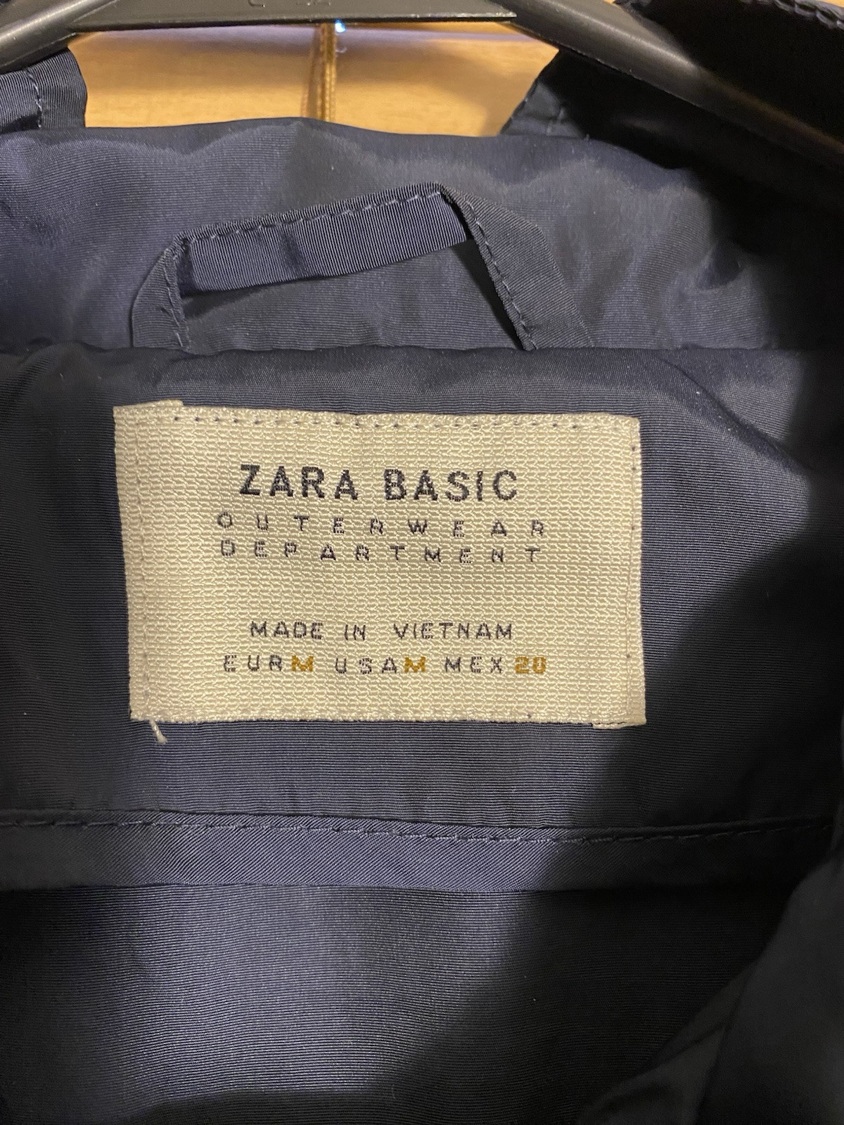 Zara Basic Outerwear Windbreaker Spring Jacket Na… - image 2