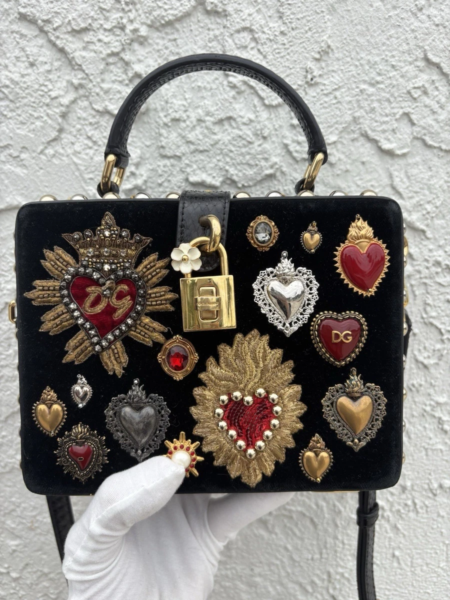 Dolce&Gabbana Shoulder Bag Women's Velvet Exterior Bags & Handbags