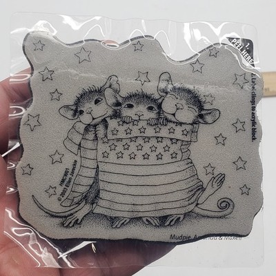 Stampendous House Mouse Cling Rubber Stamp Mudpie Amanda HMCW01 2003 Jareckie