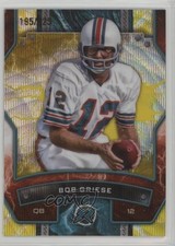 2024 Topps Resurgence Yellow Surge Refractor 195/225 Bob Griese #57 HOF y8x